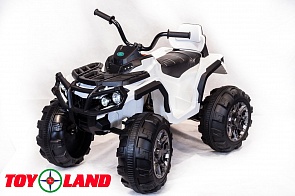 2-х моторный квадроцикл Grizzly белого цвета (ToyLand, BDM0906_White)